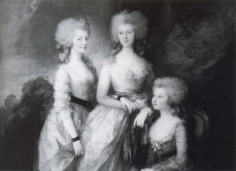 Thomas Gainsborough The three Eldest Princesses oil painting picture